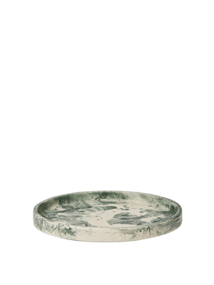 ferm LIVING Mist Tray Ø30 cm – Emerald Off-white