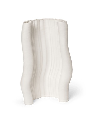 ferm LIVING Moire Vase H30 cm – Off-White