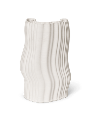 ferm LIVING Moire Vase H30 cm – Off-White