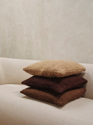 ferm LIVING Moor Cushion – Dark Pecan