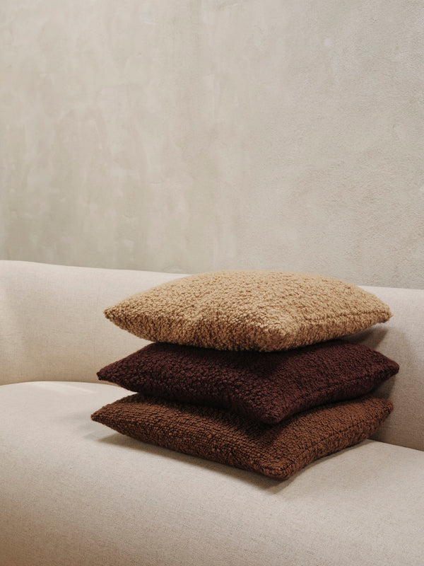 ferm LIVING Moor Cushion – Dark Pecan