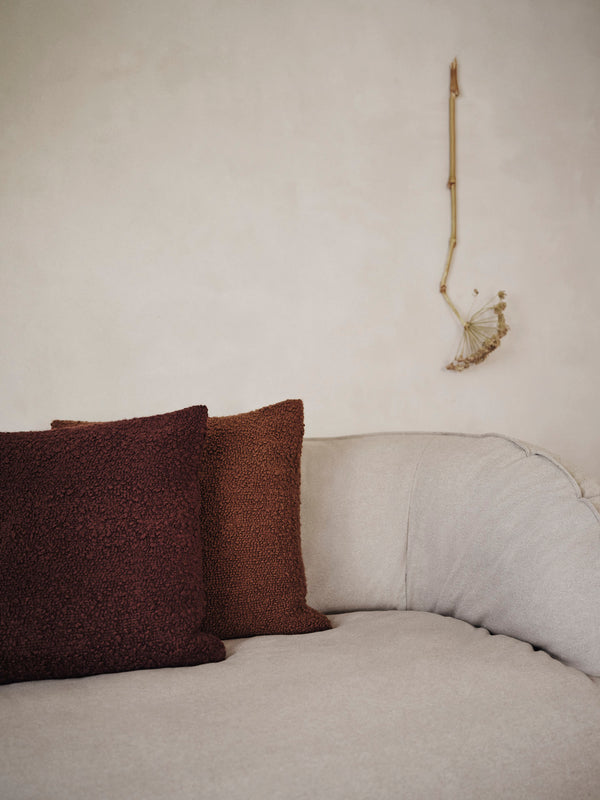 ferm LIVING Moor Cushion – Dark Pecan