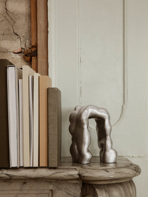 ferm LIVING Morf Sculpture – Brushed Aluminium
