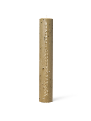 ferm LIVING Mura Advent Candle – Ash Brown