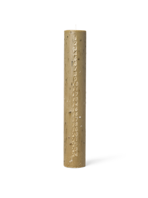 ferm LIVING Mura Advent Candle – Ash Brown
