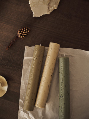 ferm LIVING Mura Advent Candle – Artichoke Green