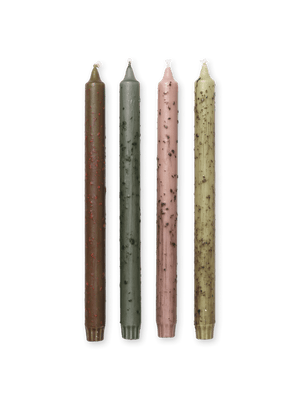 ferm LIVING Mura Candles – Set of 4 – Mixed