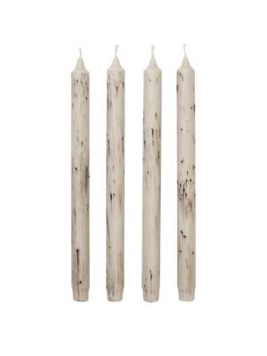ferm LIVING Mura Candles – Set of 4 – Light Beige