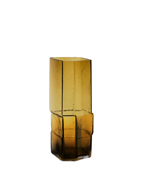 ferm LIVING Muro Vase H30 cm – Recycled Amber