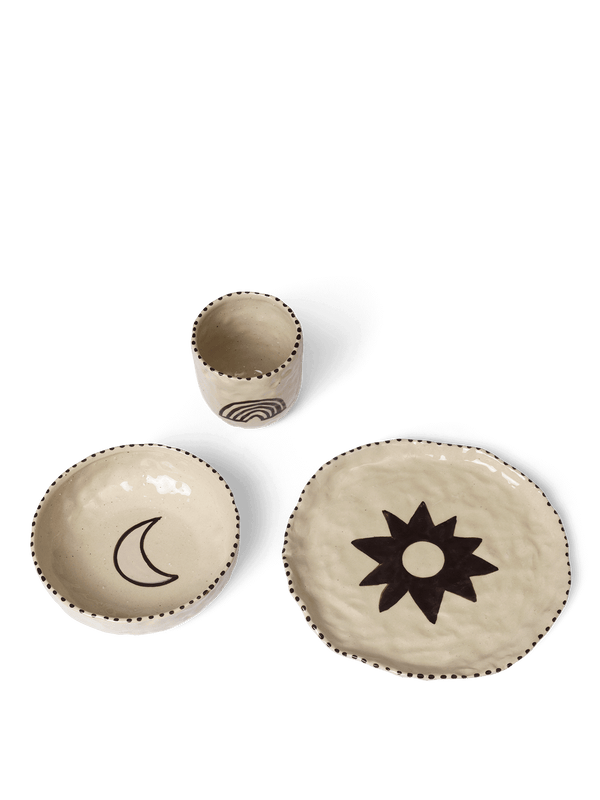 ferm LIVING Naive Ceramic Set – Red Brown