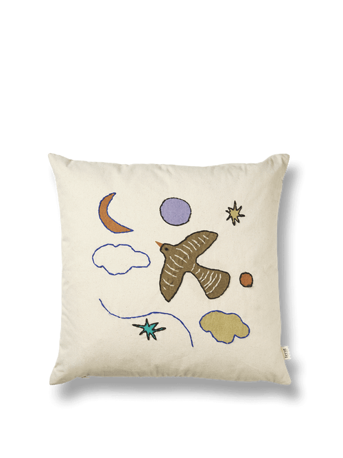 ferm LIVING Naive Cushion – Bird