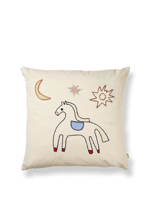 ferm LIVING Naive Cushion – Horse