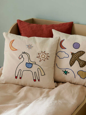 ferm LIVING Naive Cushion – Horse