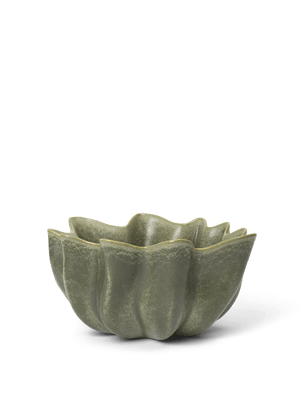 ferm LIVING Nium Bowl Ø36 cm – Dark Sage