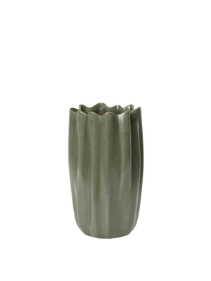 ferm LIVING Nium Vase H23 cm – Dark Sage