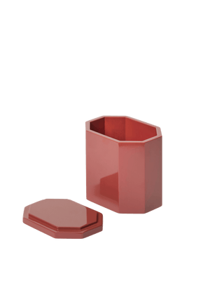 ferm LIVING Nova Storage Box 10 x 7.5 cm – Picante Red