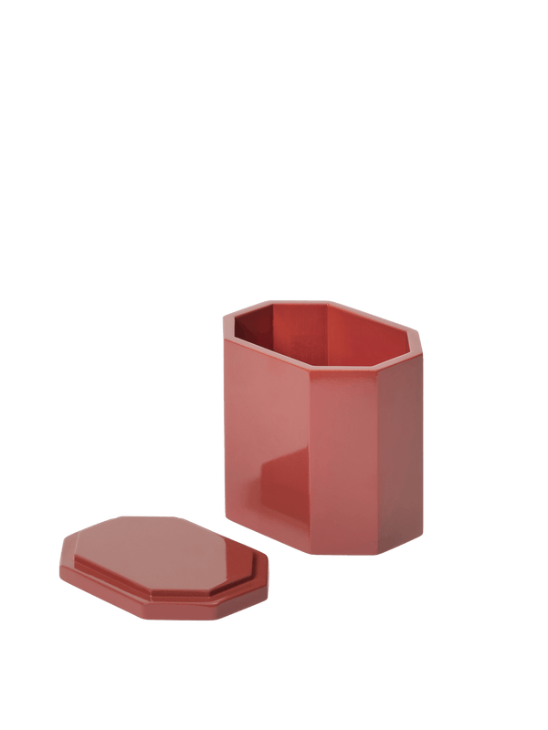 ferm LIVING Nova Storage Box 10 x 7.5 cm – Picante Red