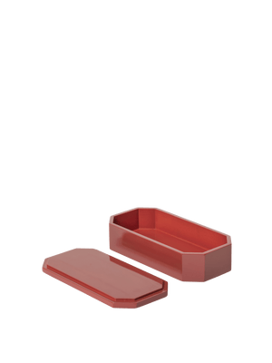 ferm LIVING Nova Storage Box 20 x 10 cm – Picante Red
