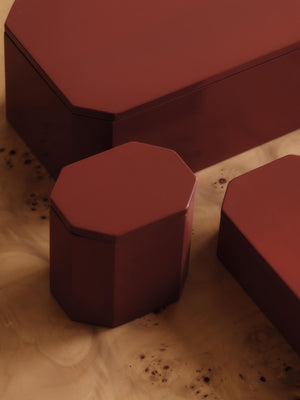 ferm LIVING Nova Storage Box 25 x 15 cm – Picante Red