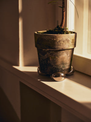 ferm LIVING Nube Planter Feet – Set of 4 – Silver