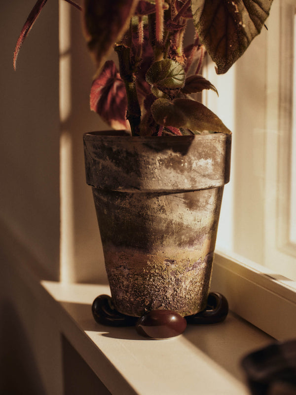 ferm LIVING Nube Planter Feet – Set of 4 – Carob Brown