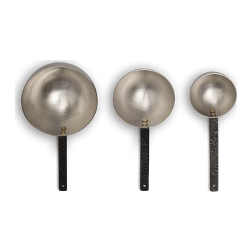 ferm LIVING Obra Measuring Spoons – Set of 3 – Stainless Steel