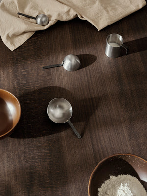 ferm LIVING Obra Measuring Spoons – Set of 3 – Stainless Steel