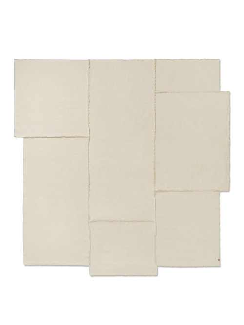 ferm LIVING Offset Bedspread – Off-white