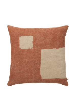 ferm LIVING Oleo Cushion – Terracotta / Natural