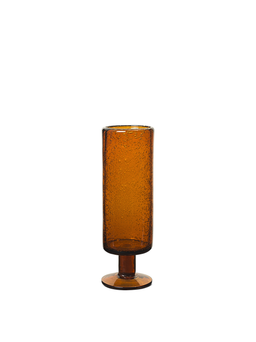 ferm LIVING Oli Champagne Flute – Amber