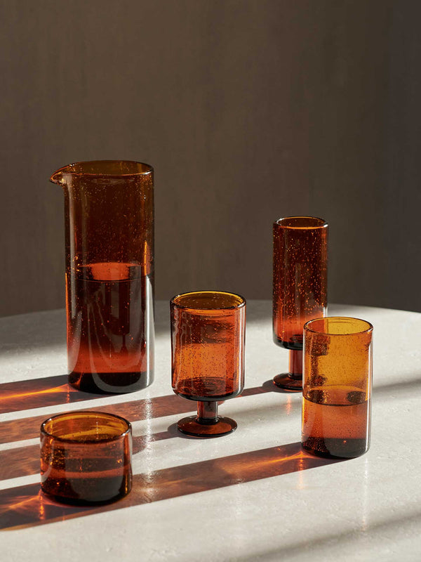 ferm LIVING Oli Champagne Flute – Amber