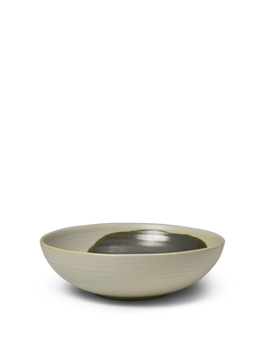 ferm LIVING Omhu Bowl Large – Off-white / Charcoal