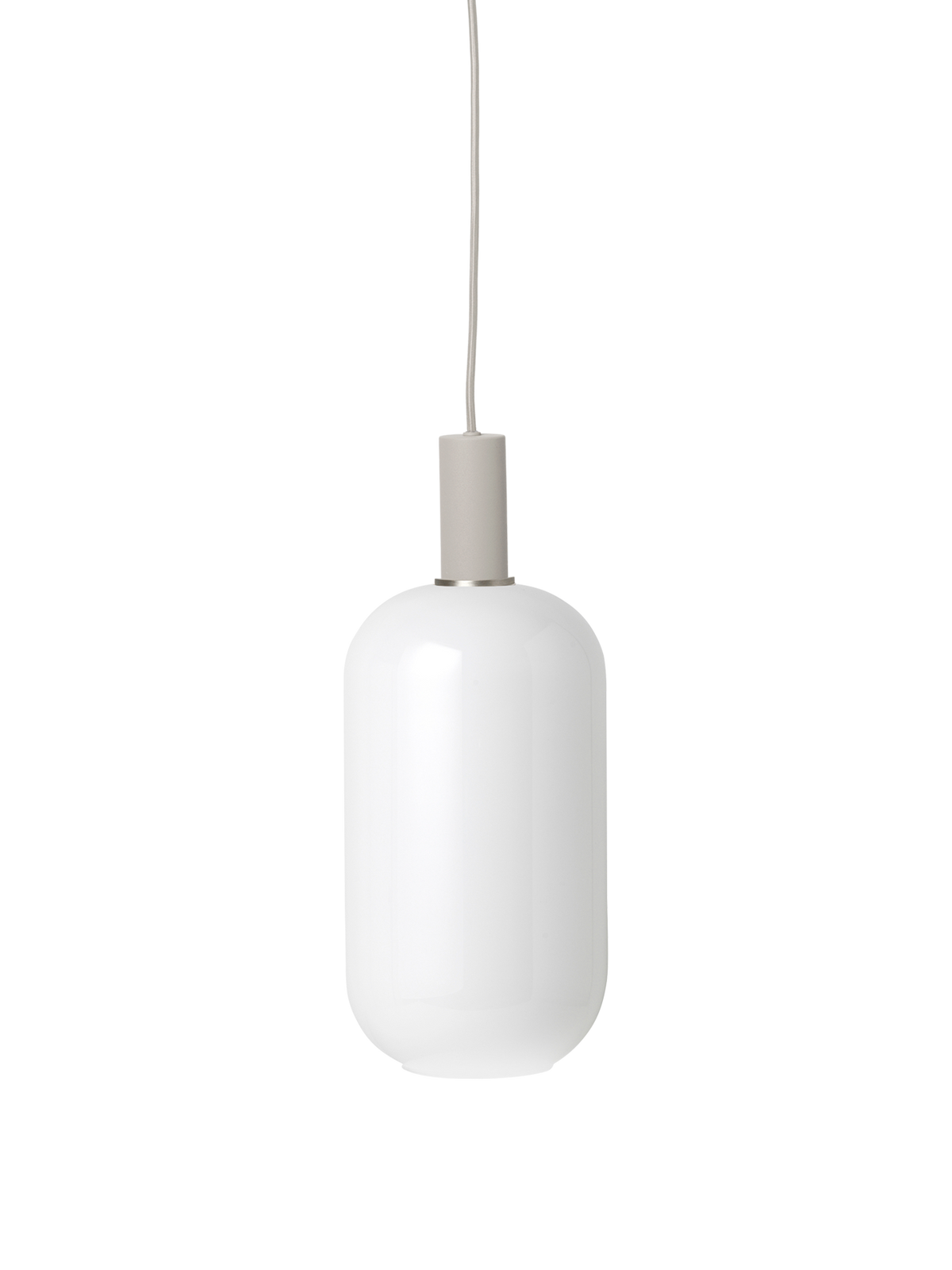 ferm LIVING – Opal lampenkap hoog – White