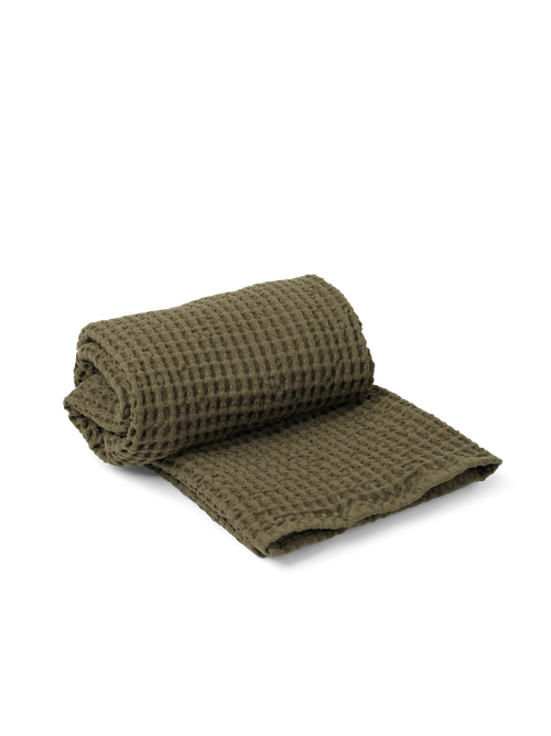 ferm LIVING Organic Bath Towel – Olive