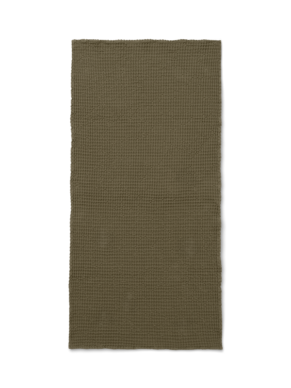 ferm LIVING Organic Bath Towel – Olive