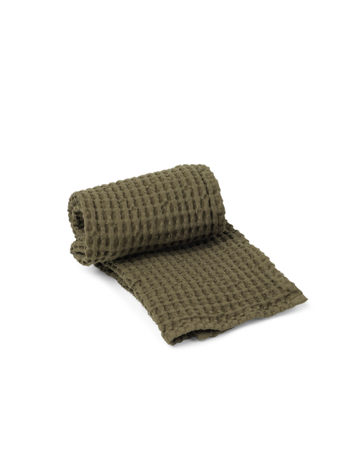 ferm LIVING Organic Hand Towel – Olive