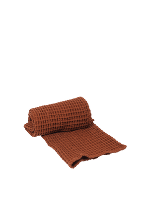 ferm LIVING Organic Hand Towel – Brown Clay