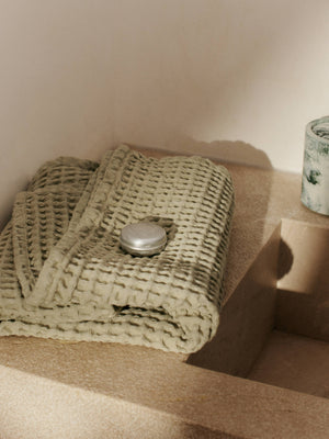 ferm LIVING Organic Hand Towel – Light Celedon