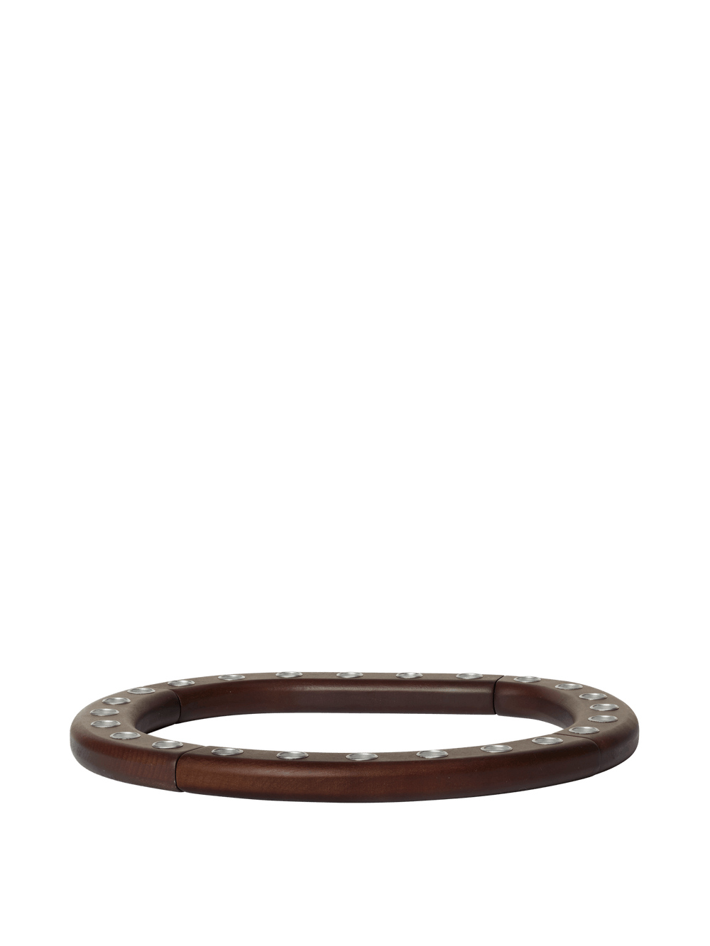 ferm LIVING Ori Candle Holder – Dark Stained