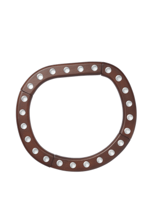 ferm LIVING Ori Candle Holder – Dark Stained