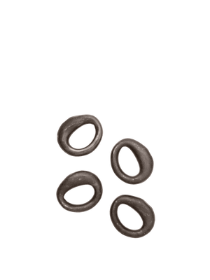 ferm LIVING Orrith Napkin Rings – Set of 4 – Rustic Bronze