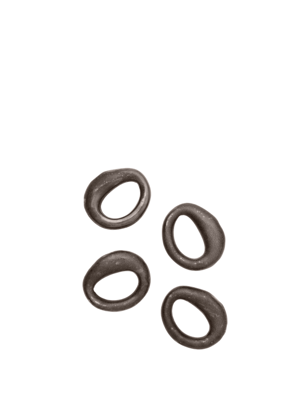ferm LIVING Orrith Napkin Rings – Set of 4 – Rustic Bronze