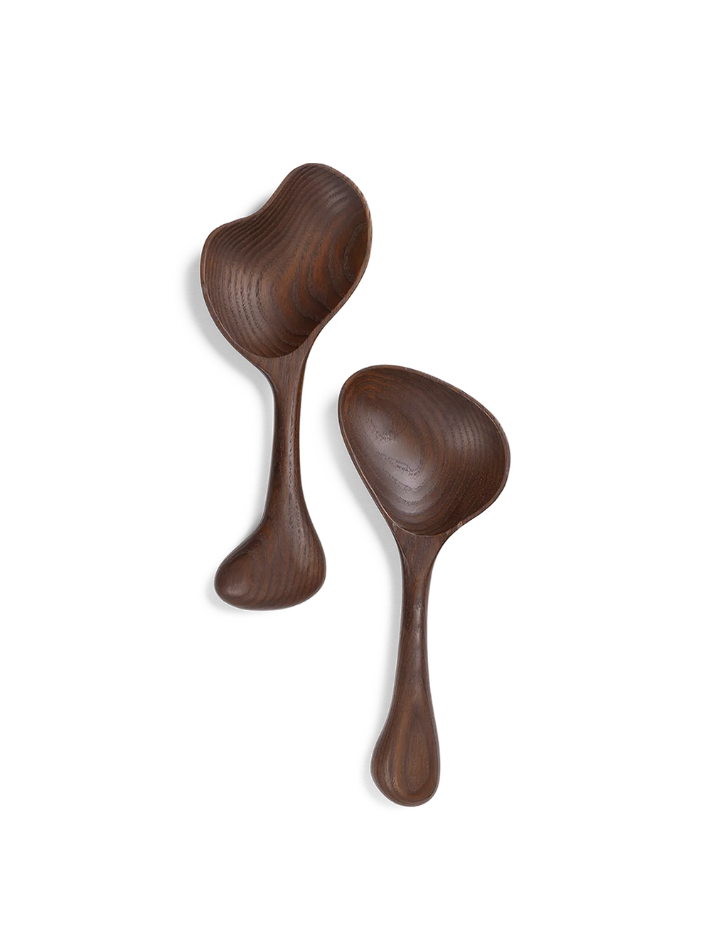 ferm LIVING Os Salad Servers – Dark Brown