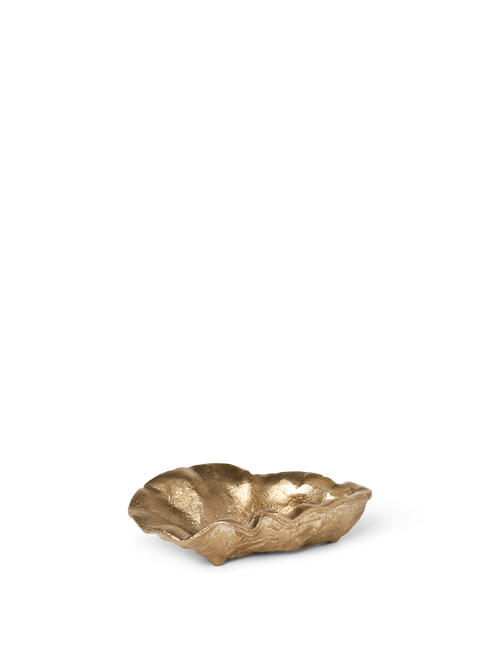 ferm LIVING Oyster Bowl – Brass