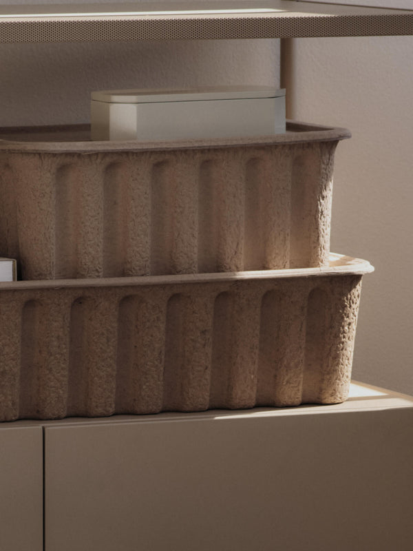 ferm LIVING Paper Pulp Box Extra Large – Brown