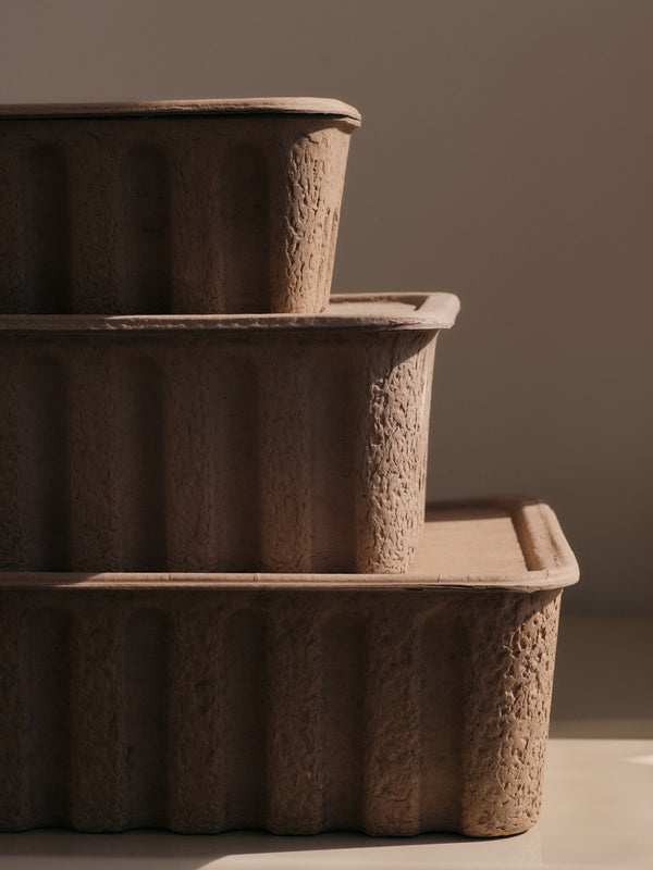 ferm LIVING Paper Pulp Box Extra Large – Brown