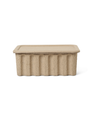 ferm LIVING Paper Pulp Box Large – Set of 2 – Brown