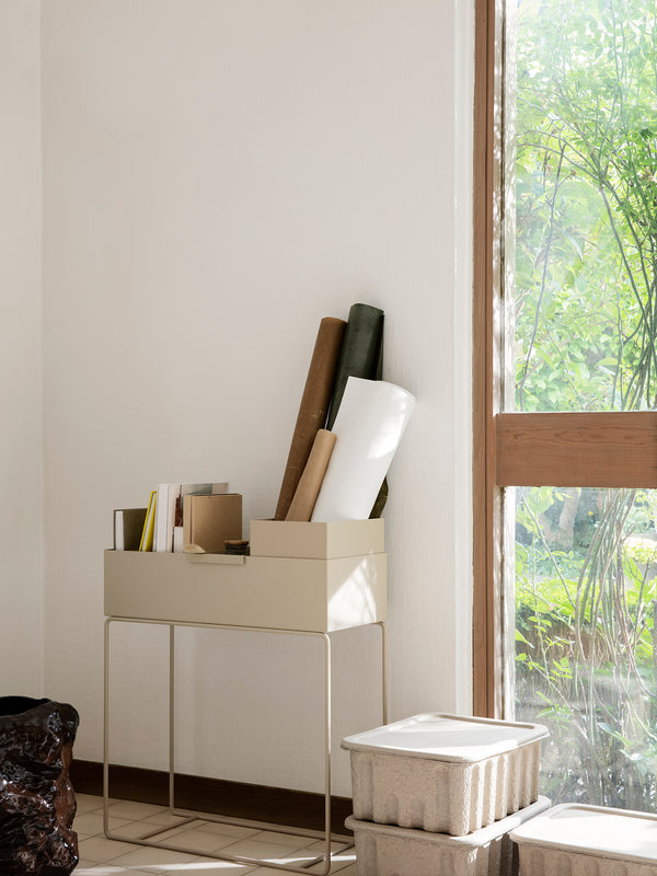 ferm LIVING Paper Pulp Box Large – Set of 2 – Brown