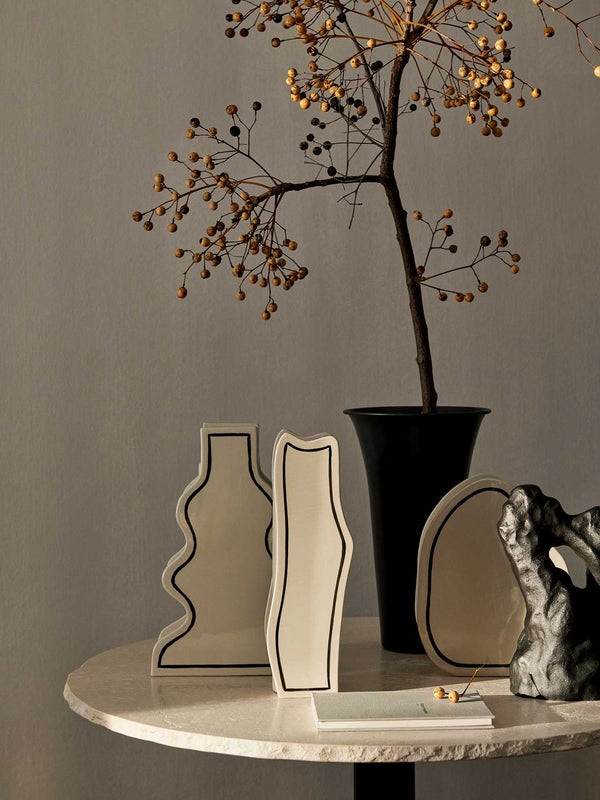 ferm LIVING Paste Vase Rounded – Off-White
