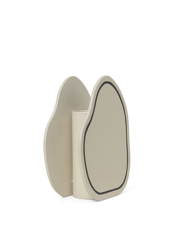 ferm LIVING Paste Vase Rounded – Off-White
